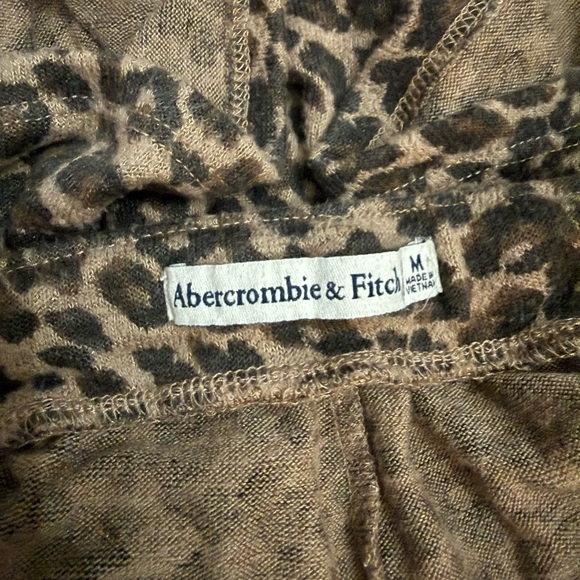 Abercrombie & Fitch Brown Leopard Print Athletic Shorts - Picture 3 of 3